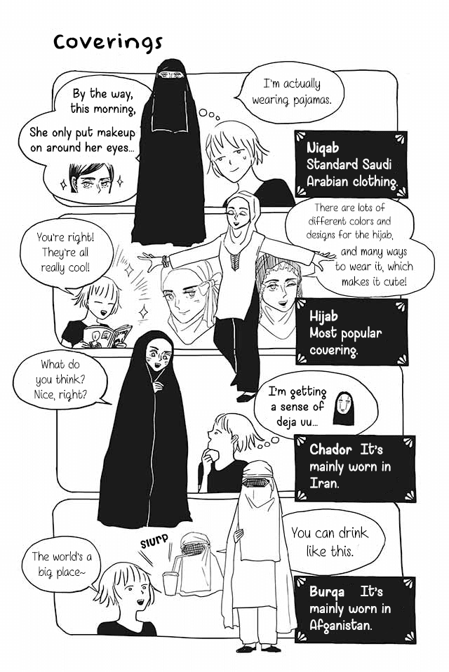 Satoko & Nada Chapter 6 page 1 - Chapter 6: Coverings