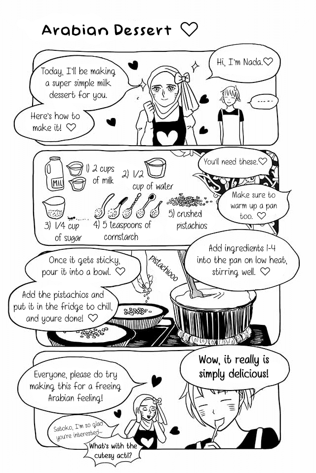 Satoko & Nada Chapter 68 page 1 - Chapter 68: Arabian Dessert ♡