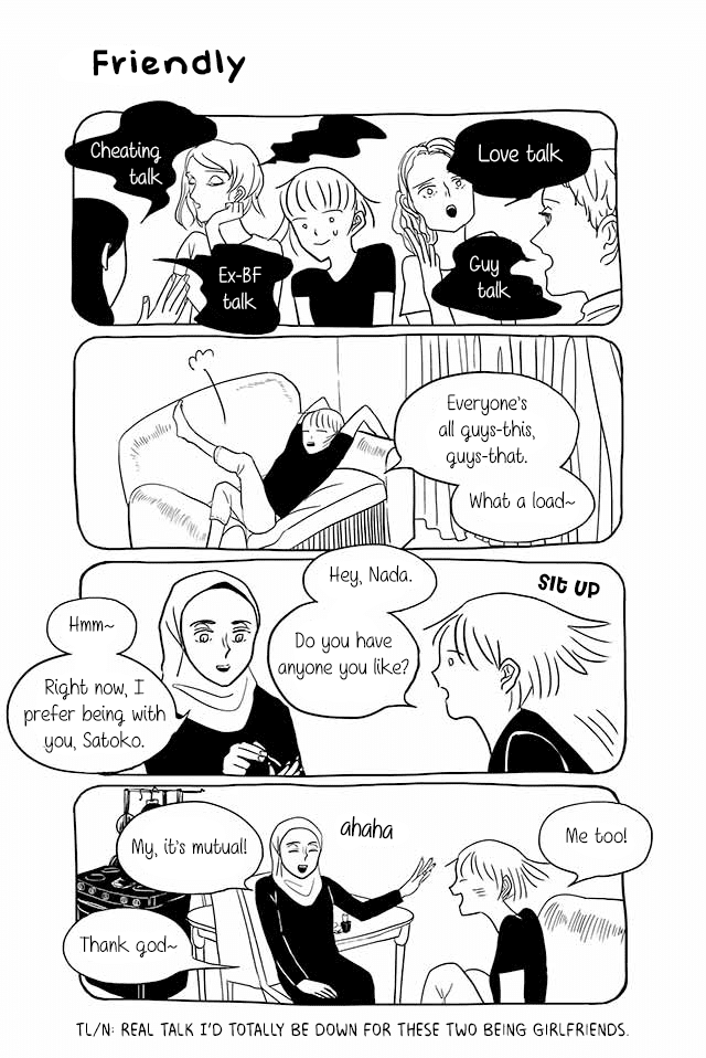 Satoko & Nada Chapter 74 page 1 - Chapter 74: Friendly