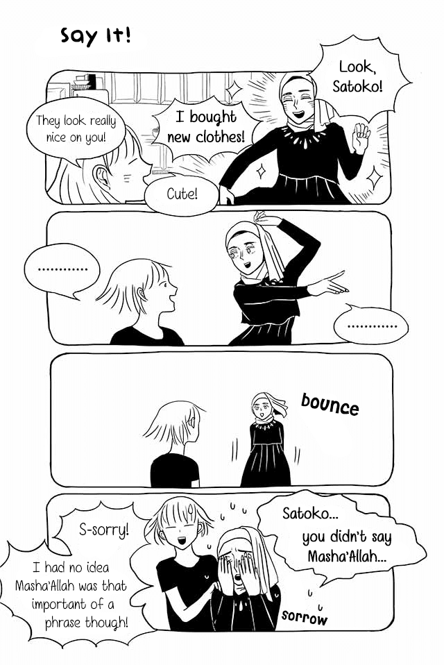 Satoko & Nada Chapter 77 page 1 - Chapter 77: Say It!