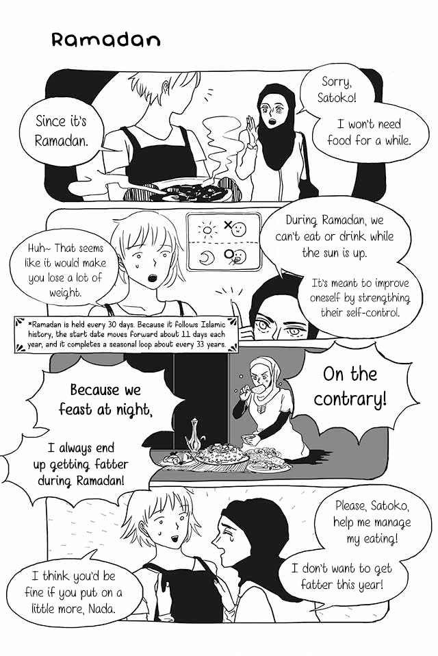 Satoko & Nada Chapter 8 page 1 - Chapter 8: Ramadan