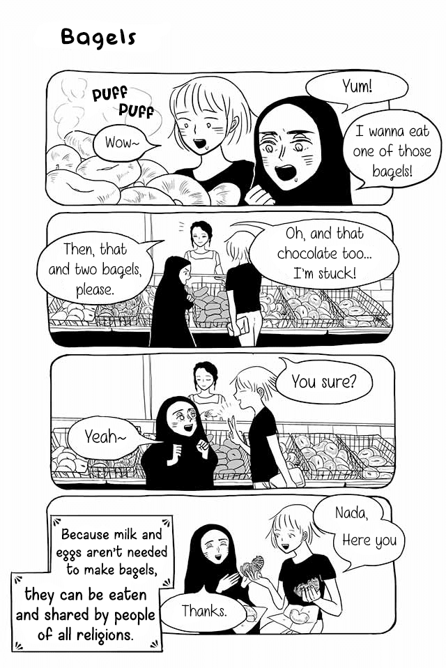 Satoko & Nada Chapter 81 page 1 - Chapter 81: Bagels