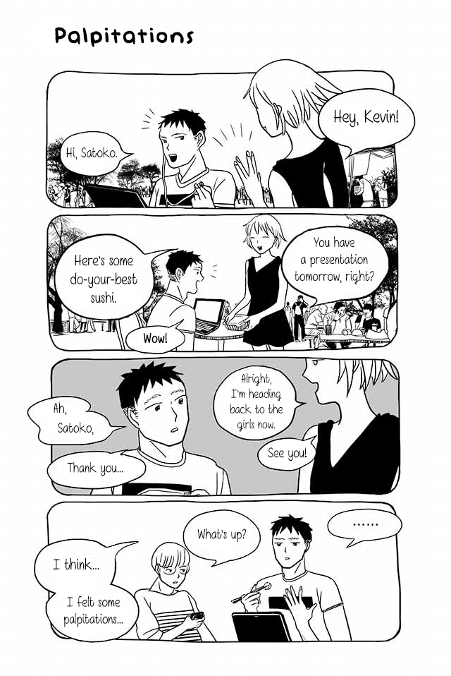 Satoko & Nada Chapter 99 page 1 - Chapter 99: Palpitations