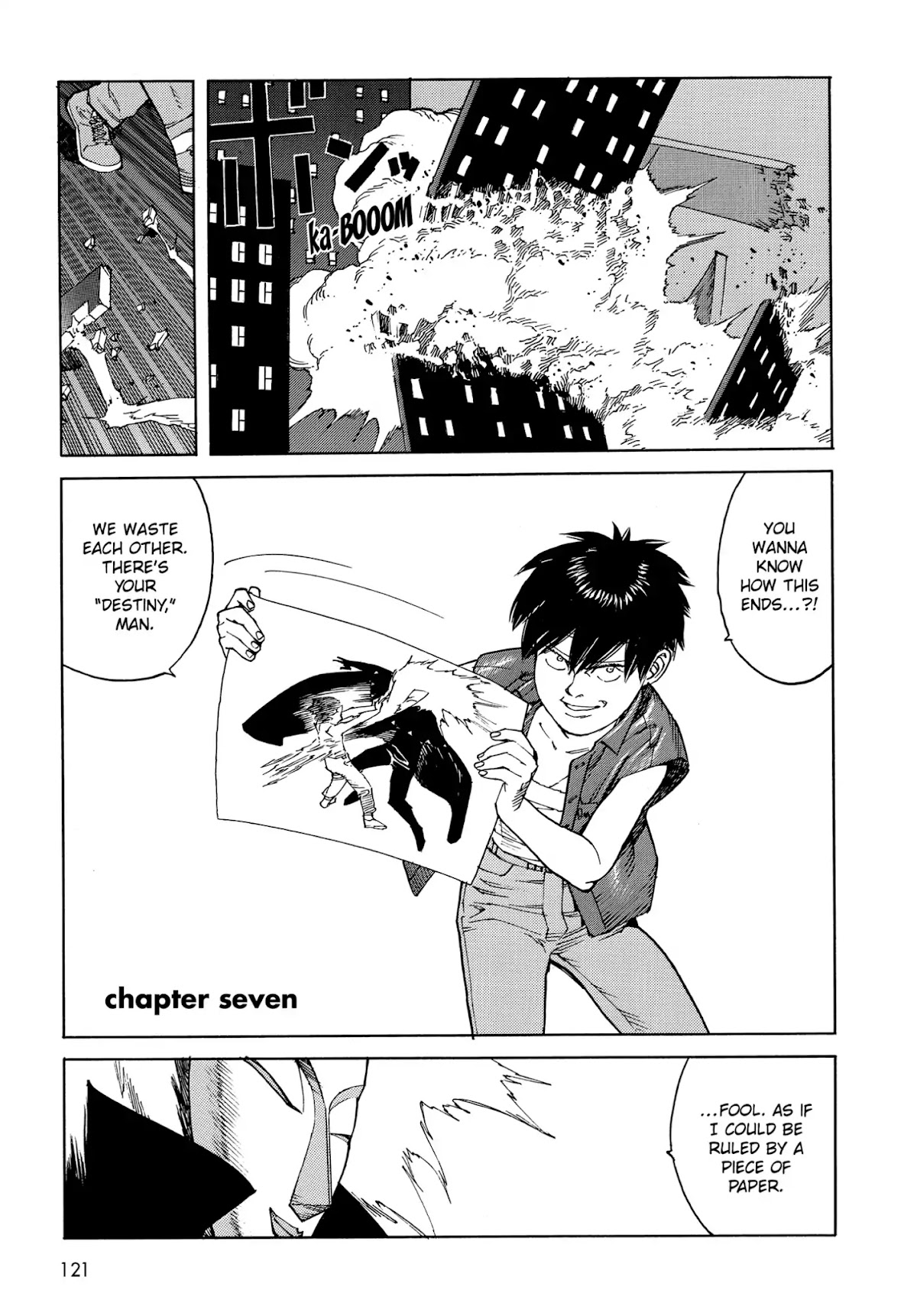 Satoshi Kon's OPUS Chapter 7 page 1 - Chapter 7