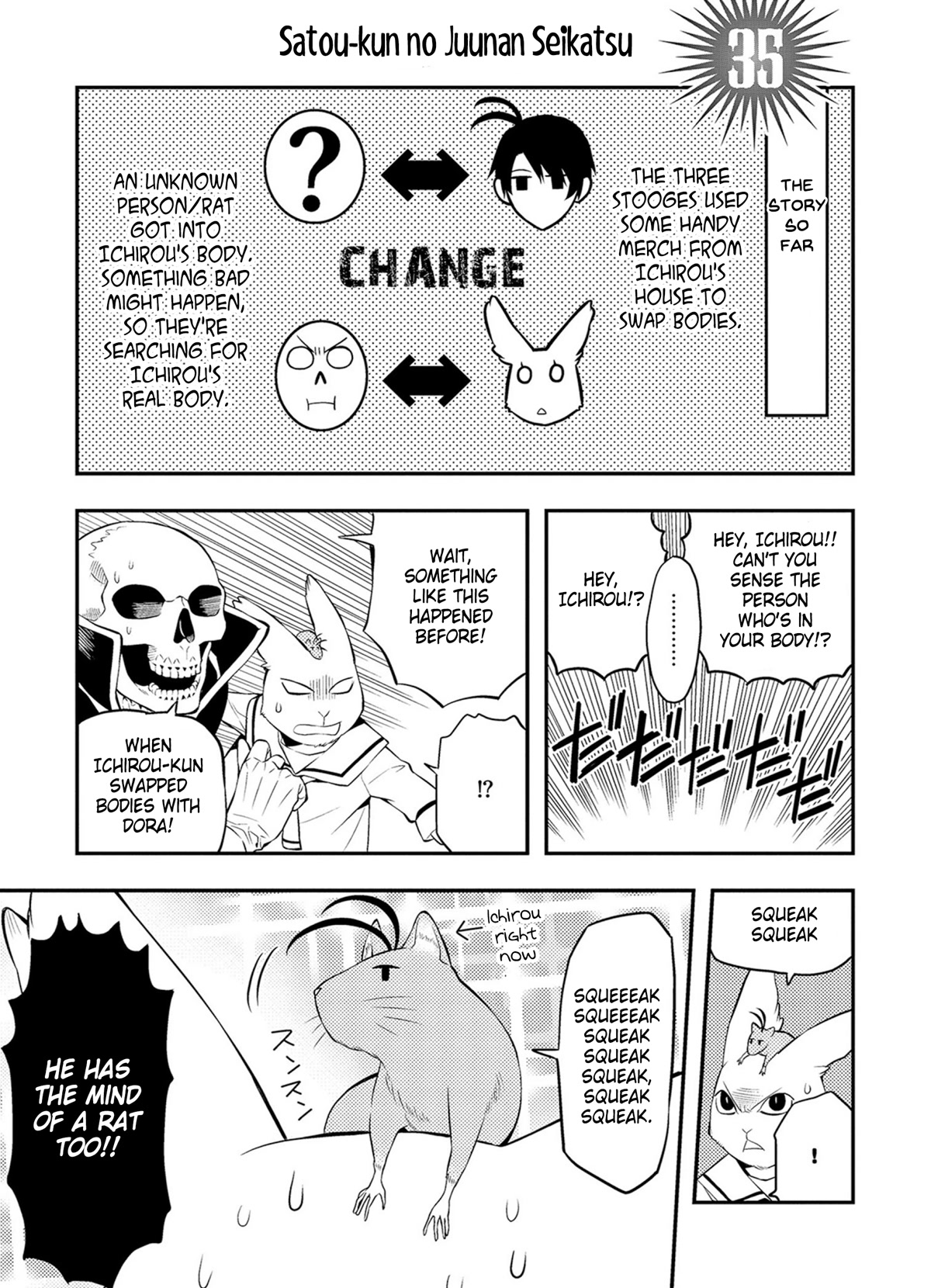Satou-kun no Juunan Seikatsu Chapter 35 page 1 - Chapter 35