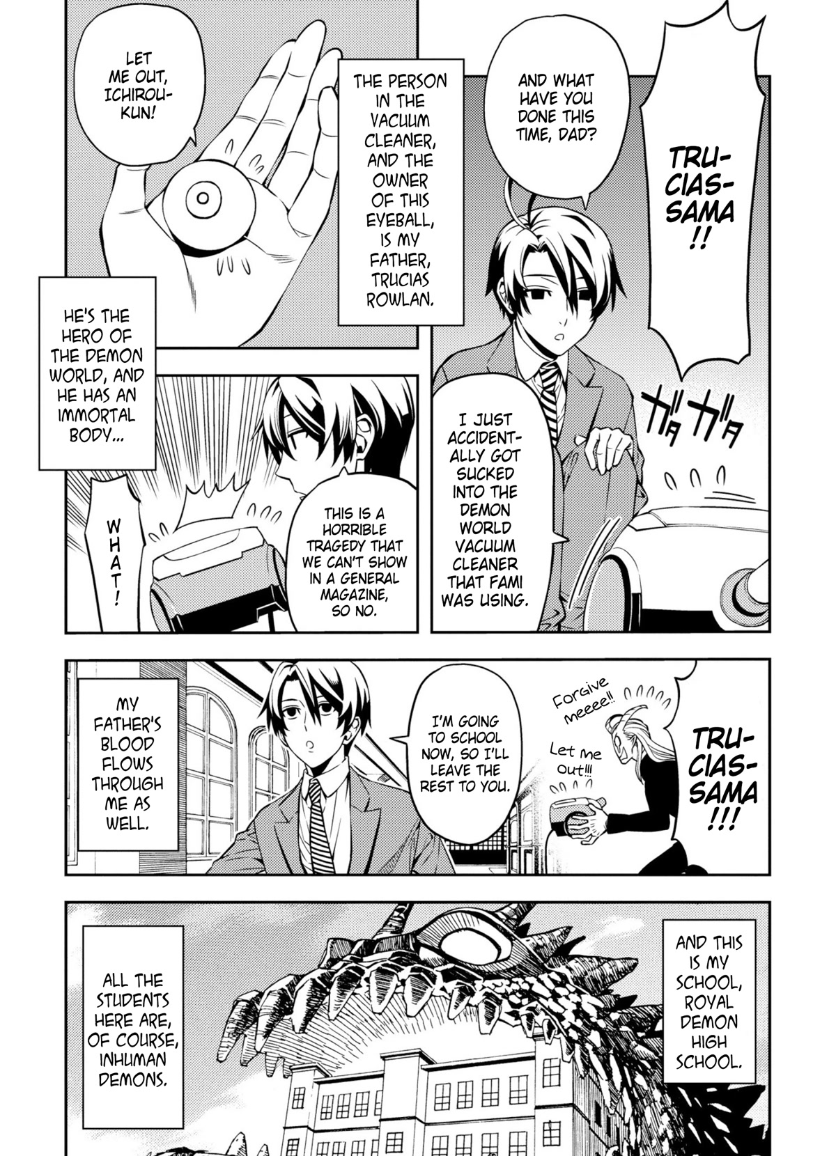 Satou-kun no Makai Koukou Hakusho Chapter 1 page 12 - Chapter 1