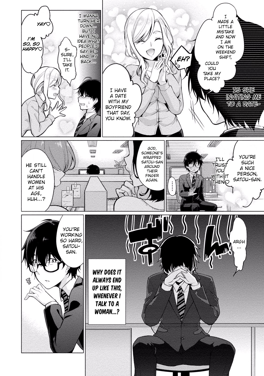 Satou-kun wa Nozoteiru. ~Kami-sama Appli de Onnanoko no Kokoro o Nozoitara Do XX datta Chapter 1 page 10 - Chapter 1: Her Secrets?