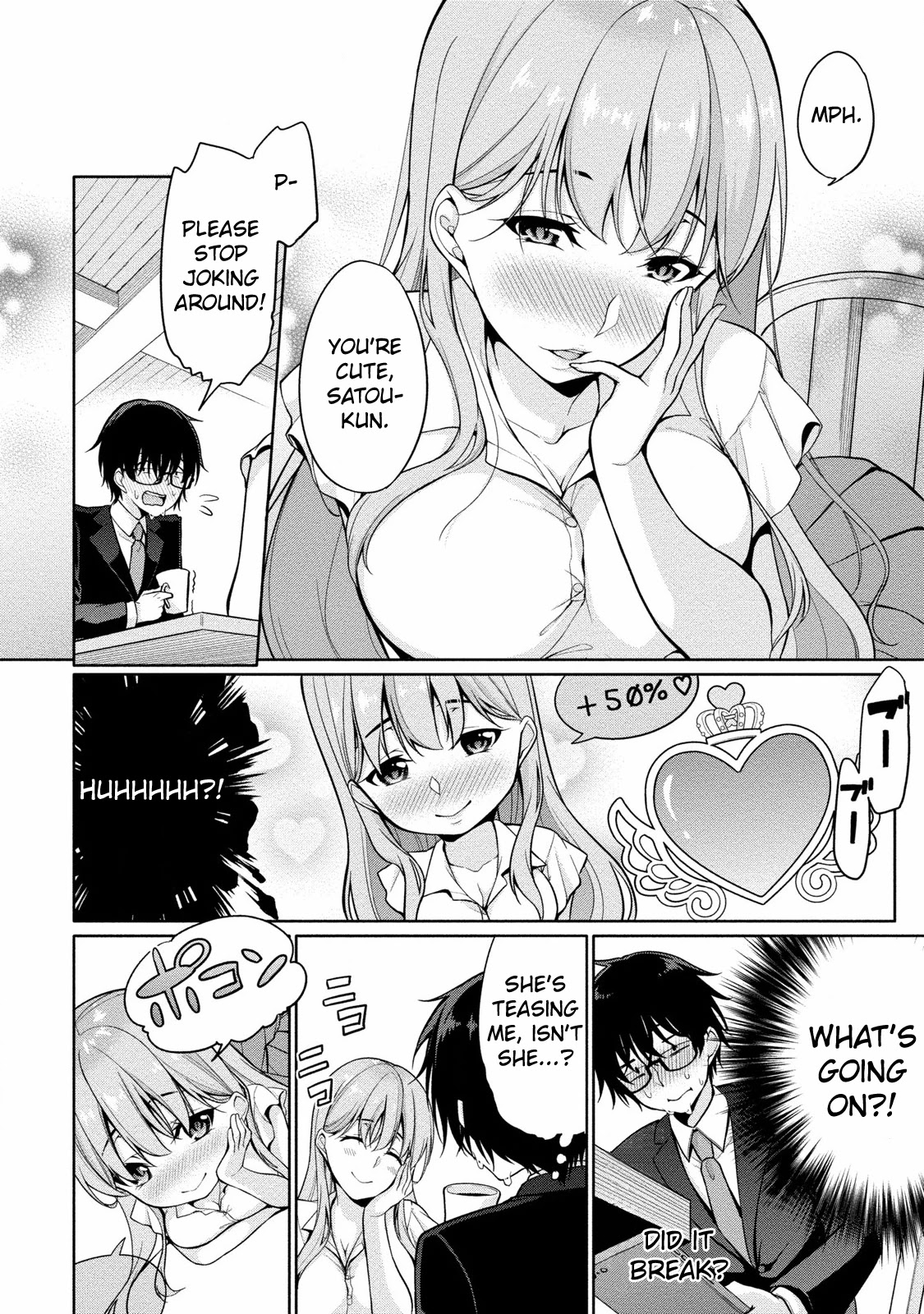 Satou-kun wa Nozoteiru. ~Kami-sama Appli de Onnanoko no Kokoro o Nozoitara Do XX datta Chapter 2 page 15 - Chapter 2: The Department Director's Secrets?