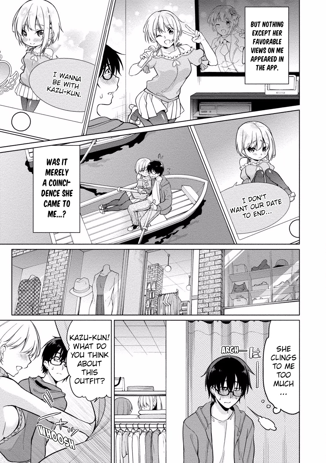 Satou-kun wa Nozoteiru. ~Kami-sama Appli de Onnanoko no Kokoro o Nozoitara Do XX datta Chapter 3 page 12 - Chapter 3: My Idol's Secrets?