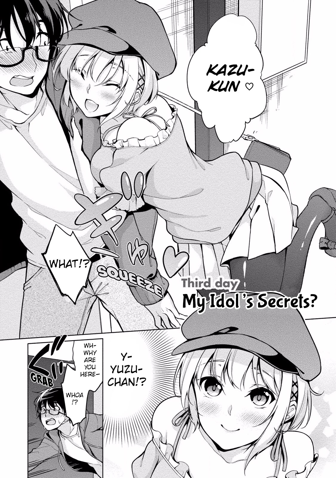 Satou-kun wa Nozoteiru. ~Kami-sama Appli de Onnanoko no Kokoro o Nozoitara Do XX datta Chapter 3 page 3 - Chapter 3: My Idol's Secrets?