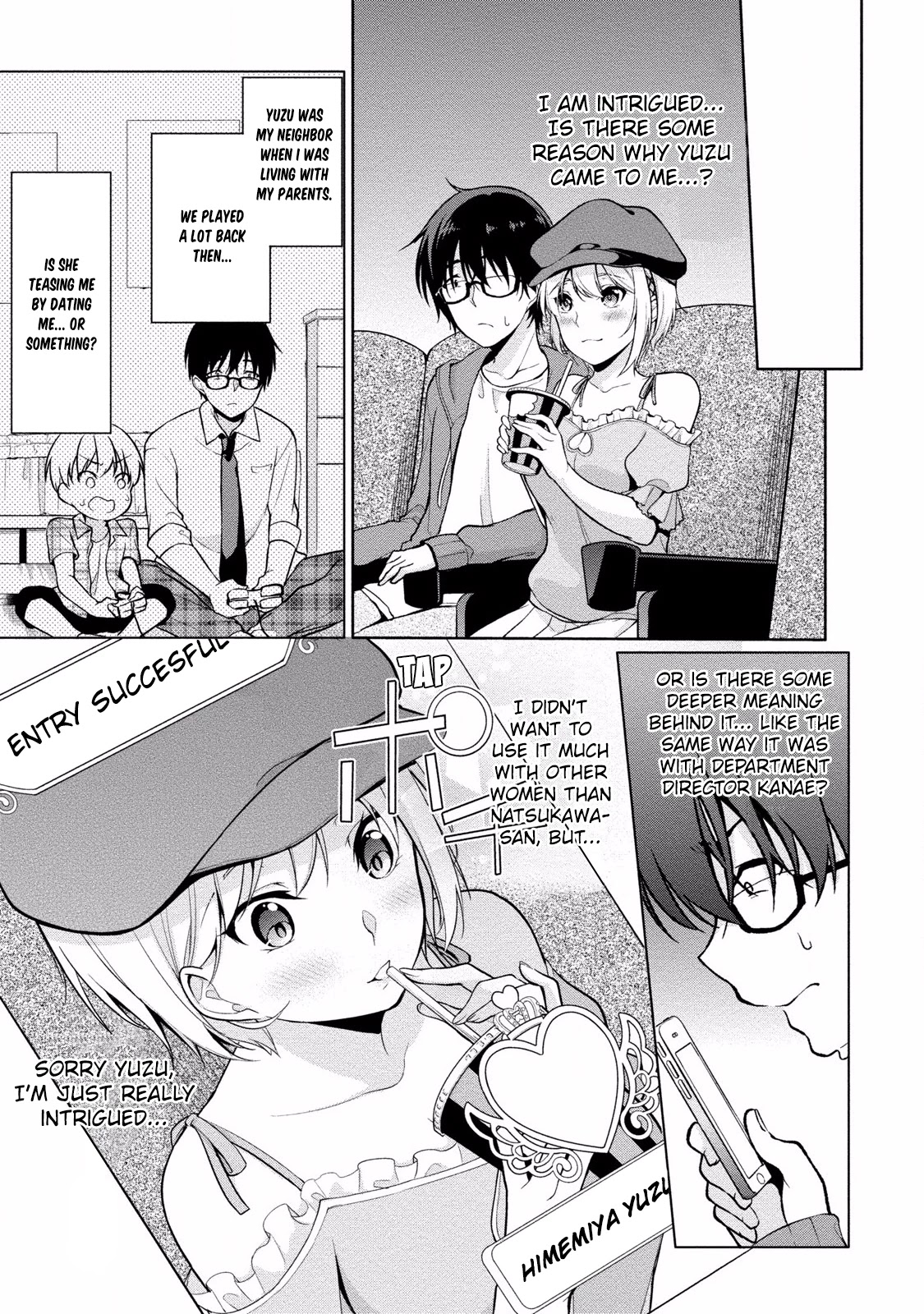 Satou-kun wa Nozoteiru. ~Kami-sama Appli de Onnanoko no Kokoro o Nozoitara Do XX datta Chapter 3 page 6 - Chapter 3: My Idol's Secrets?