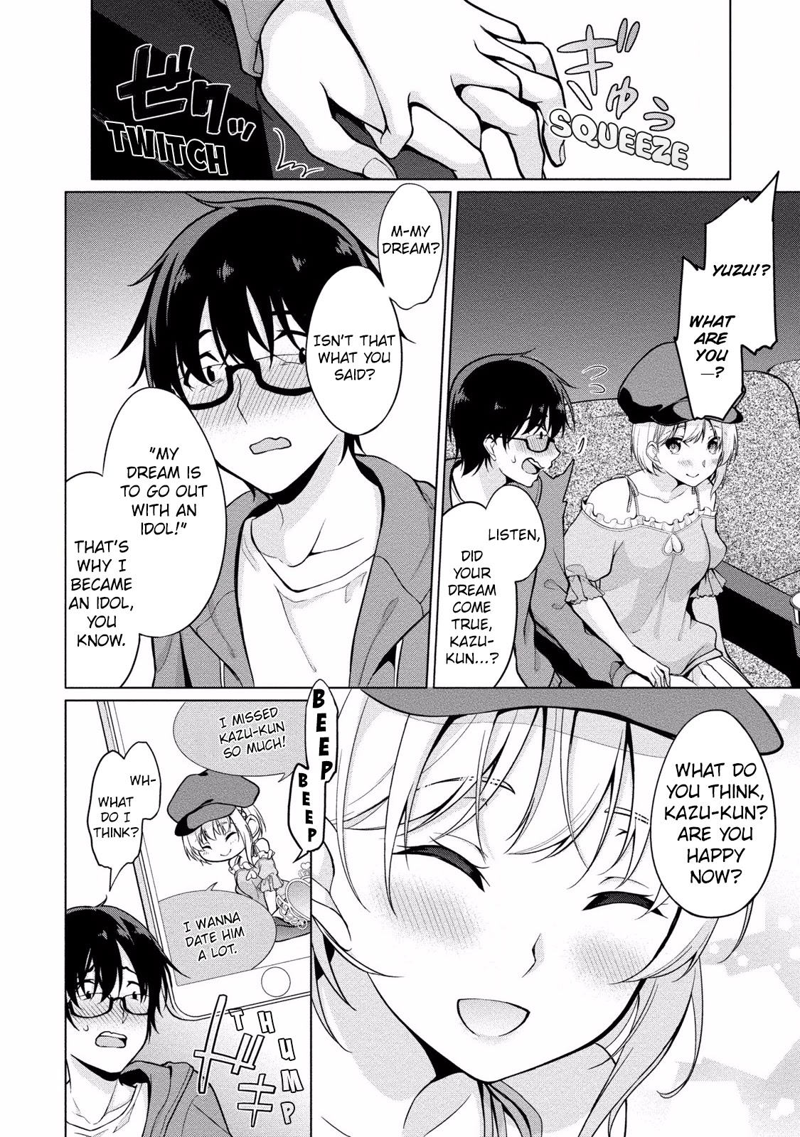 Satou-kun wa Nozoteiru. ~Kami-sama Appli de Onnanoko no Kokoro o Nozoitara Do XX datta Chapter 3 page 7 - Chapter 3: My Idol's Secrets?