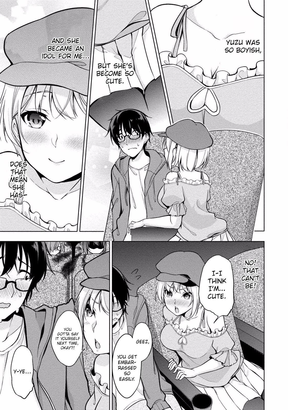 Satou-kun wa Nozoteiru. ~Kami-sama Appli de Onnanoko no Kokoro o Nozoitara Do XX datta Chapter 3 page 8 - Chapter 3: My Idol's Secrets?
