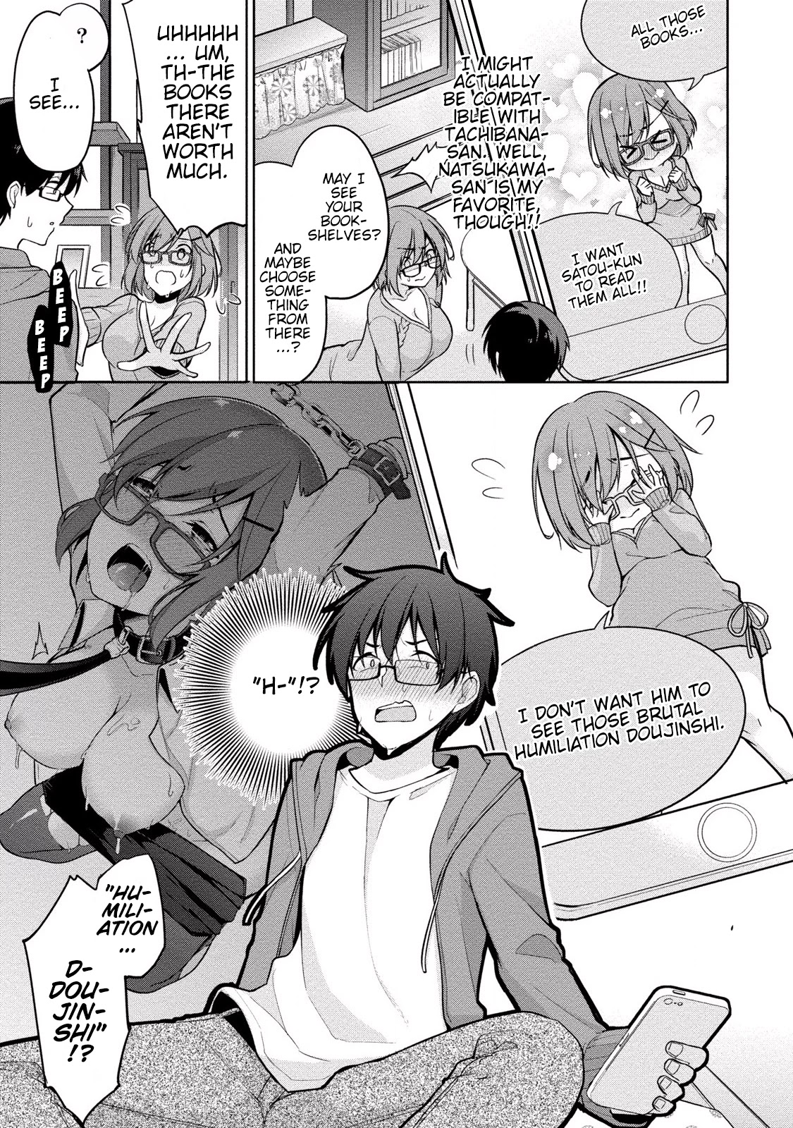 Satou-kun wa Nozoteiru. ~Kami-sama Appli de Onnanoko no Kokoro o Nozoitara Do XX datta Chapter 4 page 14 - Chapter 4: My Secrets?