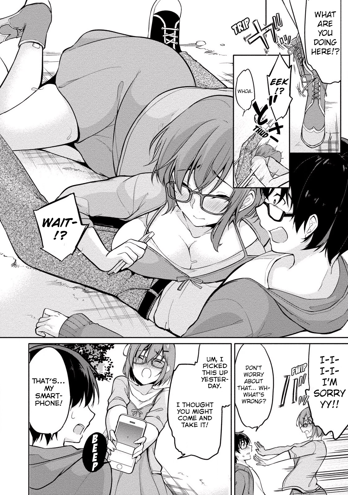 Satou-kun wa Nozoteiru. ~Kami-sama Appli de Onnanoko no Kokoro o Nozoitara Do XX datta Chapter 4 page 5 - Chapter 4: My Secrets?