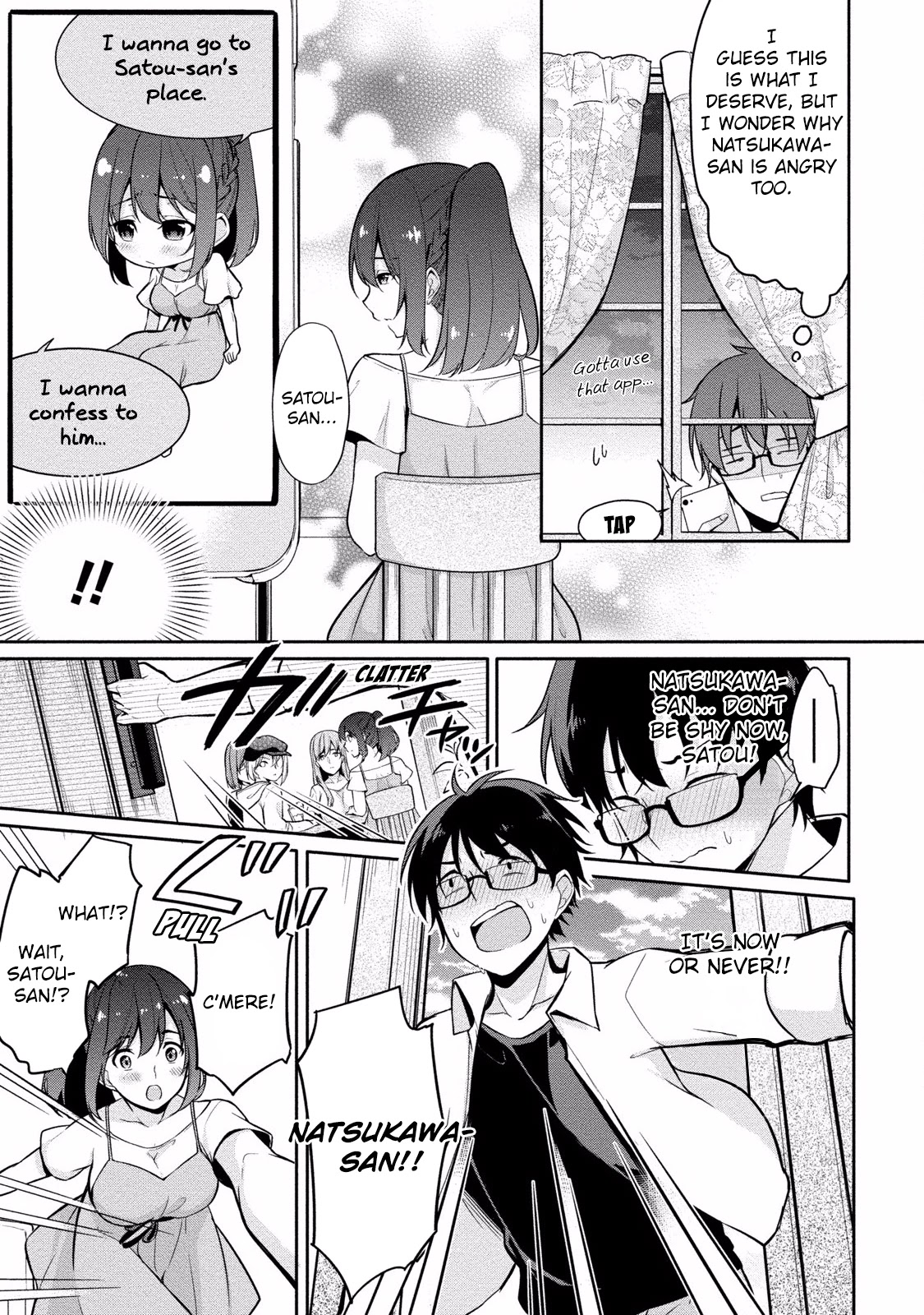 Satou-kun wa Nozoteiru. ~Kami-sama Appli de Onnanoko no Kokoro o Nozoitara Do XX datta Chapter 7 page 9 - Chapter 7: ???'s Secrets? [END]