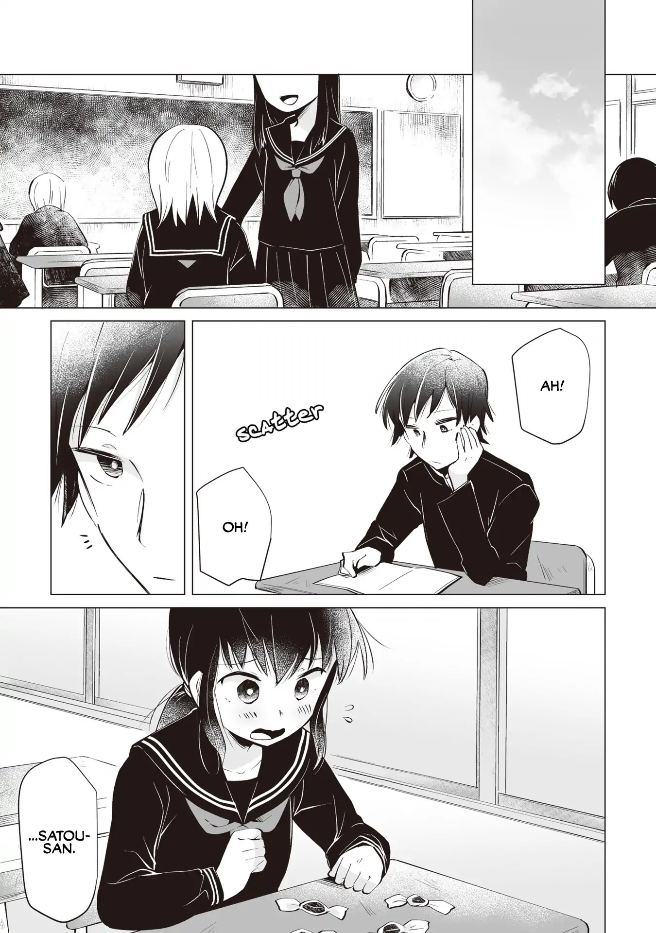 Satou-san Who Sits Next To Me Chapter 1 page 17 - Chapter 1: Tonari no Anoko to Bansouko "Bandage and the Girl Next Seat"