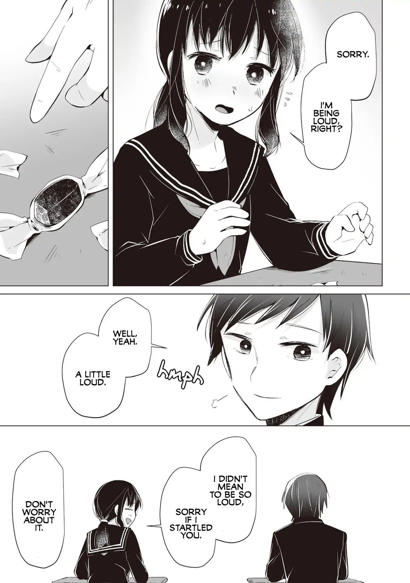 Satou-san Who Sits Next To Me Chapter 1 page 18 - Chapter 1: Tonari no Anoko to Bansouko "Bandage and the Girl Next Seat"
