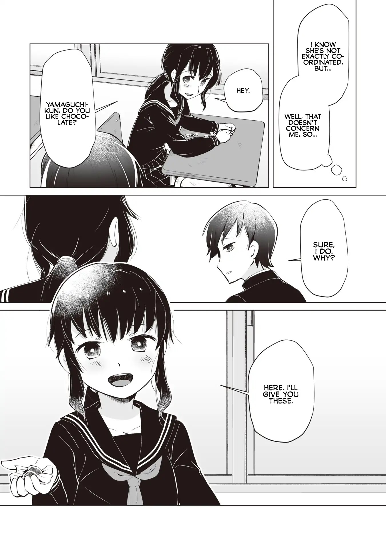 Satou-san Who Sits Next To Me Chapter 1 page 19 - Chapter 1: Tonari no Anoko to Bansouko "Bandage and the Girl Next Seat"