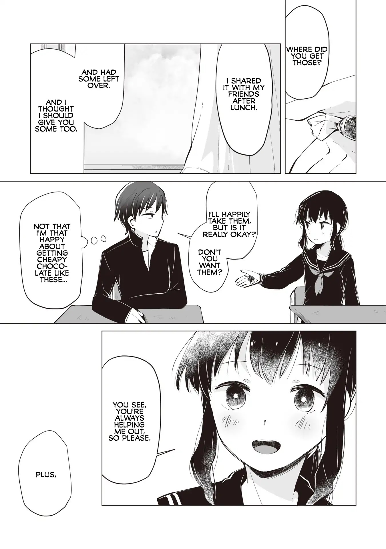Satou-san Who Sits Next To Me Chapter 1 page 20 - Chapter 1: Tonari no Anoko to Bansouko "Bandage and the Girl Next Seat"
