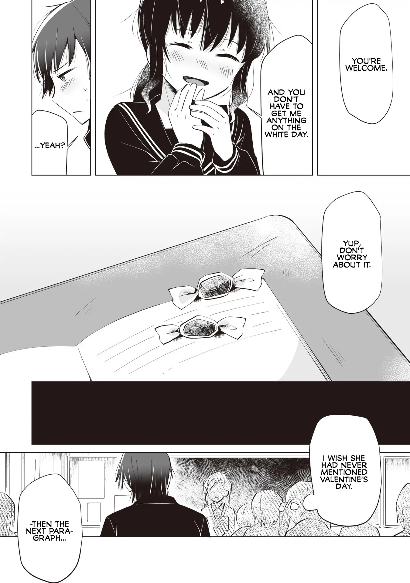 Satou-san Who Sits Next To Me Chapter 1 page 22 - Chapter 1: Tonari no Anoko to Bansouko "Bandage and the Girl Next Seat"