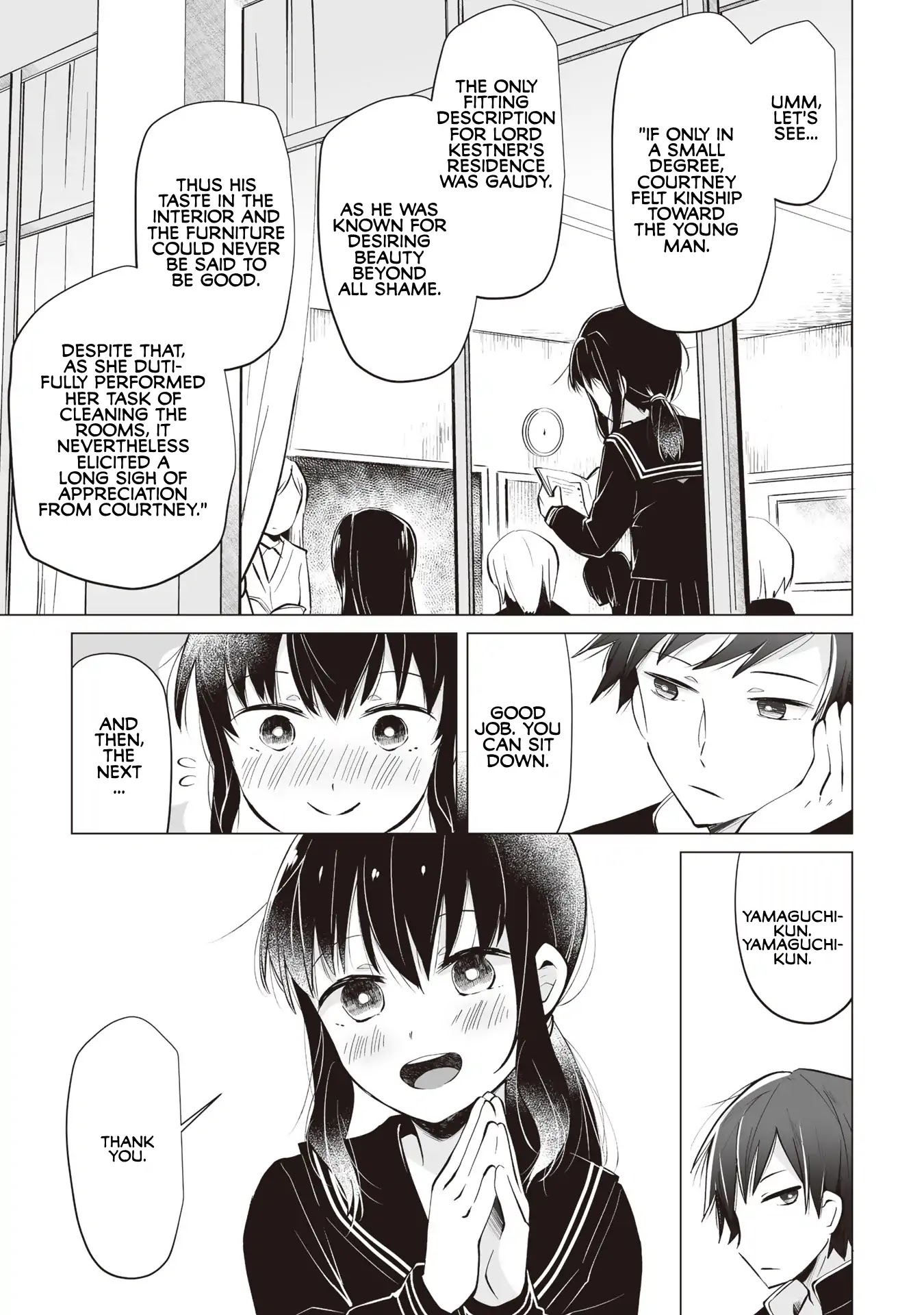 Satou-san Who Sits Next To Me Chapter 1 page 25 - Chapter 1: Tonari no Anoko to Bansouko "Bandage and the Girl Next Seat"