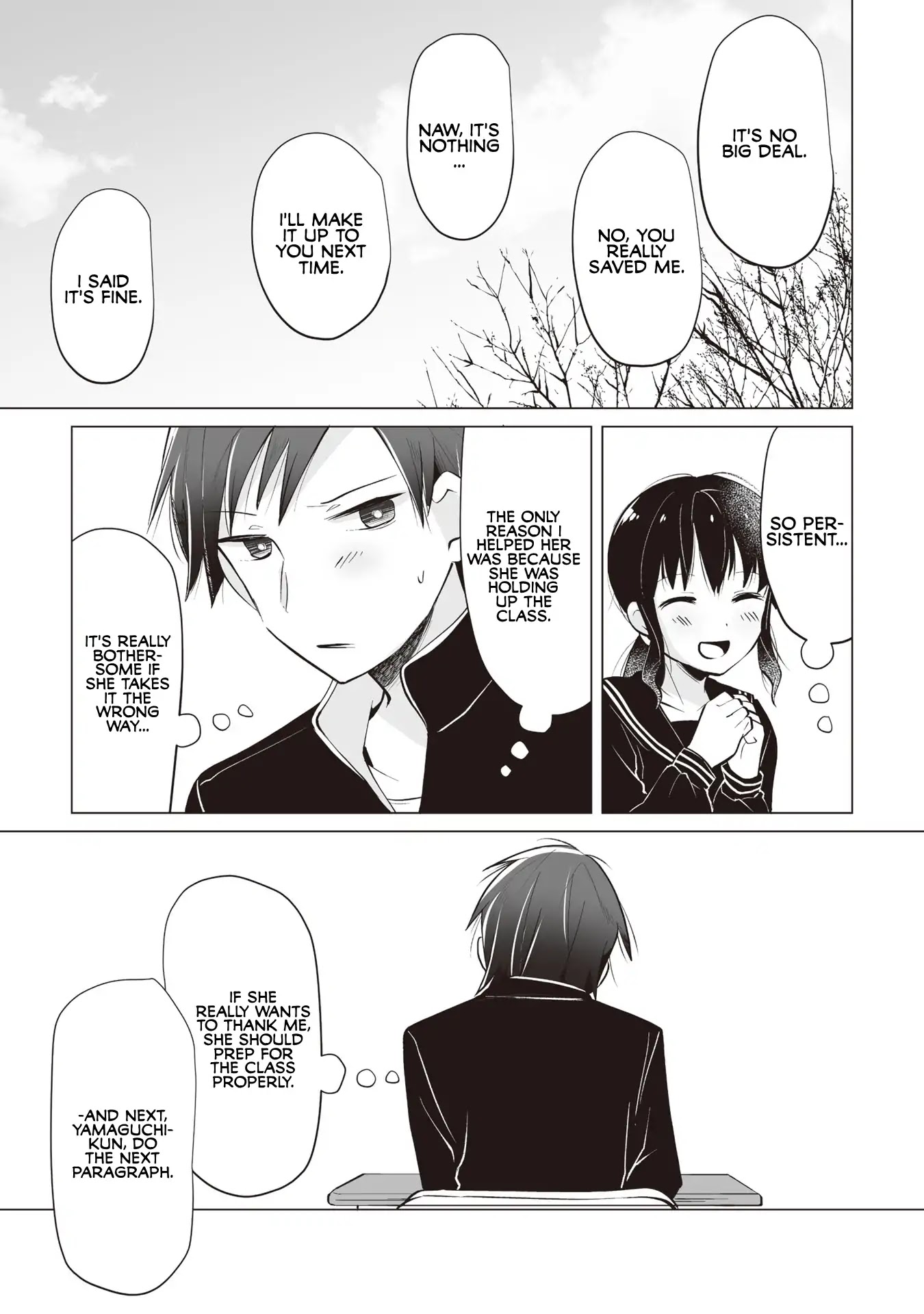 Satou-san Who Sits Next To Me Chapter 1 page 26 - Chapter 1: Tonari no Anoko to Bansouko "Bandage and the Girl Next Seat"