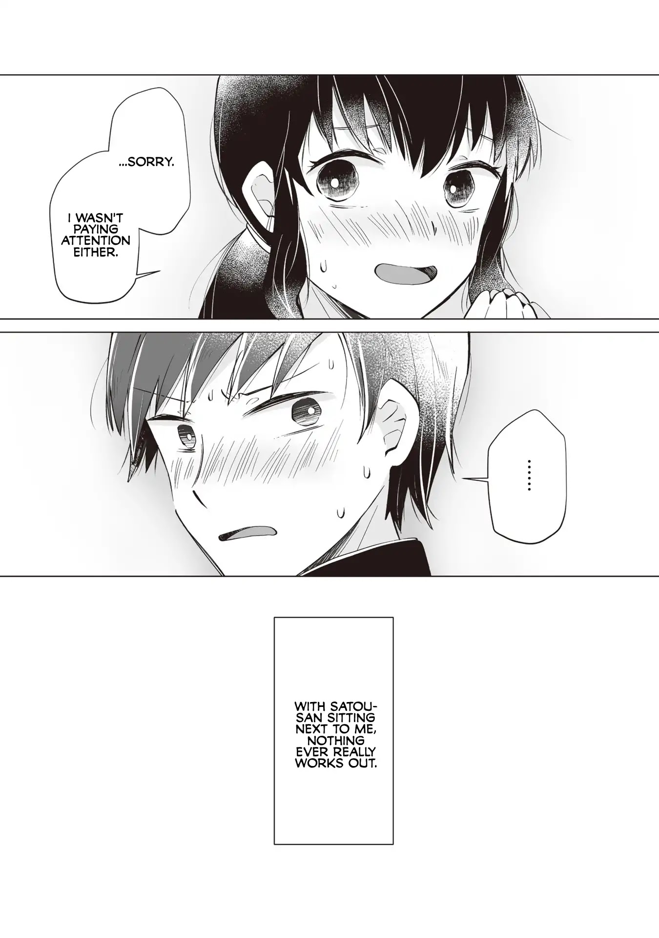 Satou-san Who Sits Next To Me Chapter 1 page 28 - Chapter 1: Tonari no Anoko to Bansouko "Bandage and the Girl Next Seat"