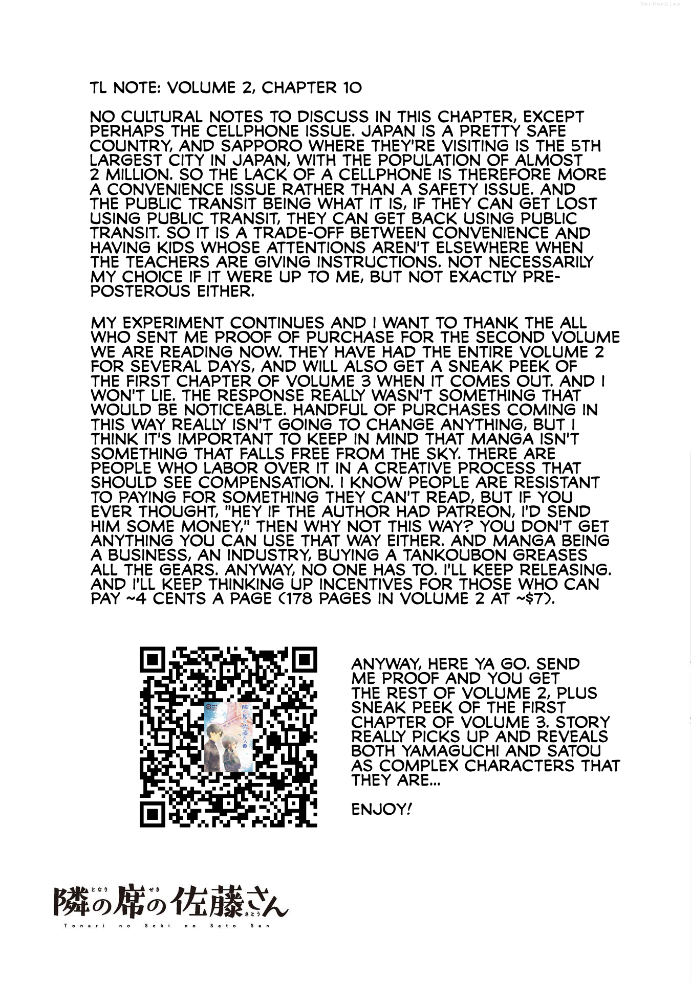 Satou-san Who Sits Next To Me Chapter 10 page 25 - Chapter 10: Satou-san ga kureta Candy "Candy Satou-san Gave to Me"