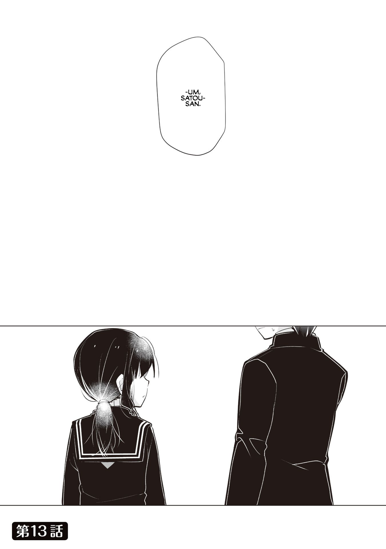 Satou-san Who Sits Next To Me Chapter 13 page 1 - Chapter 13: Satou-san is...