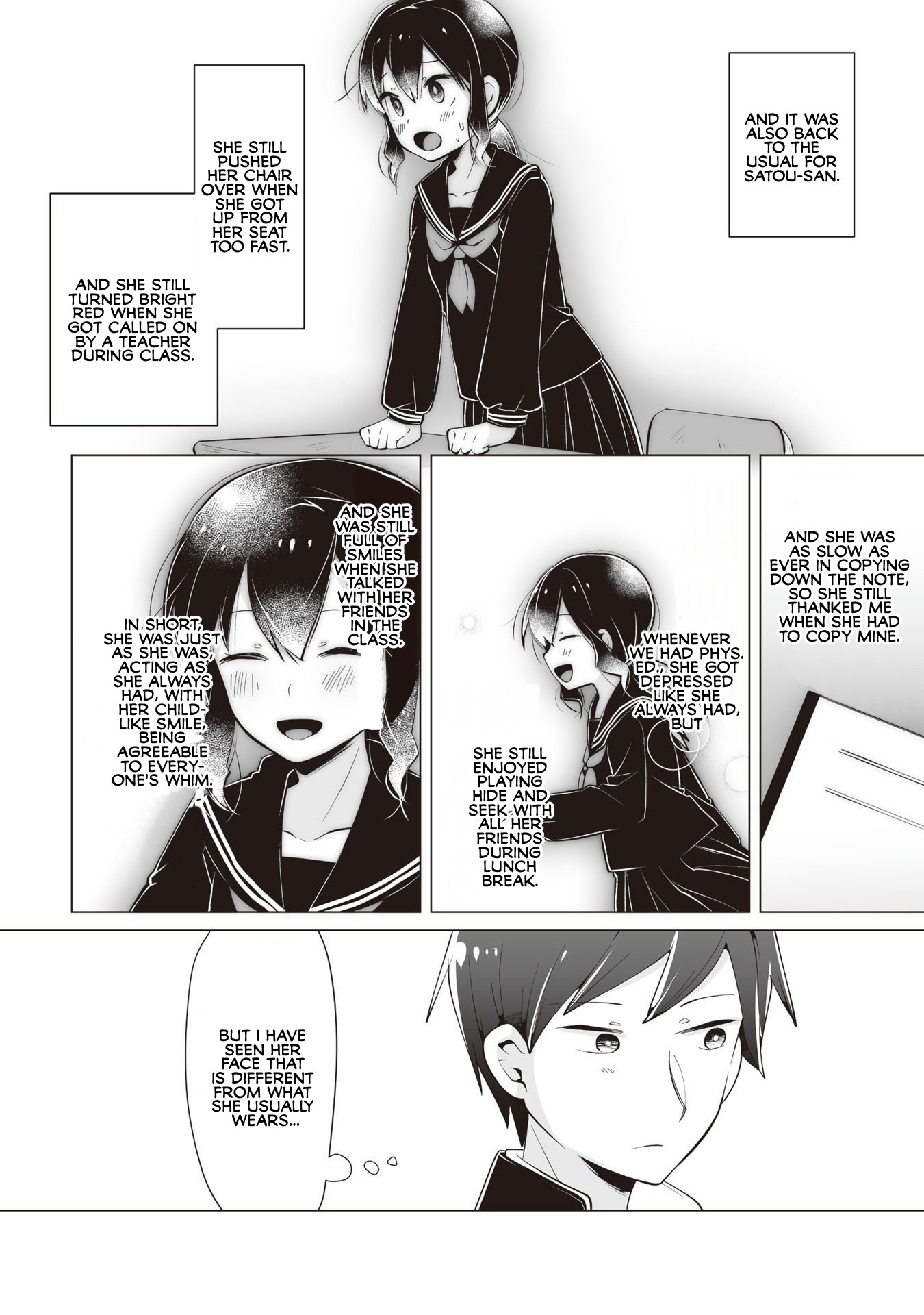Satou-san Who Sits Next To Me Chapter 14 page 2 - Chapter 14: Satou-san's Contact Info