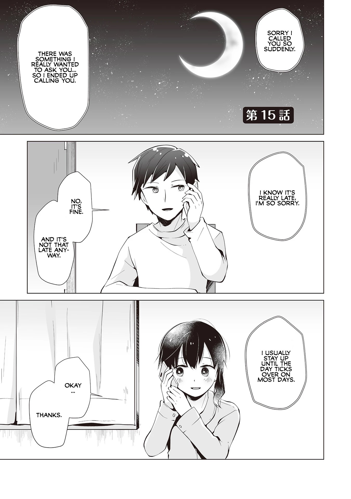 Satou-san Who Sits Next To Me Chapter 15 page 4 - Chapter 15: What I Talked About with Satou-san on the Phone