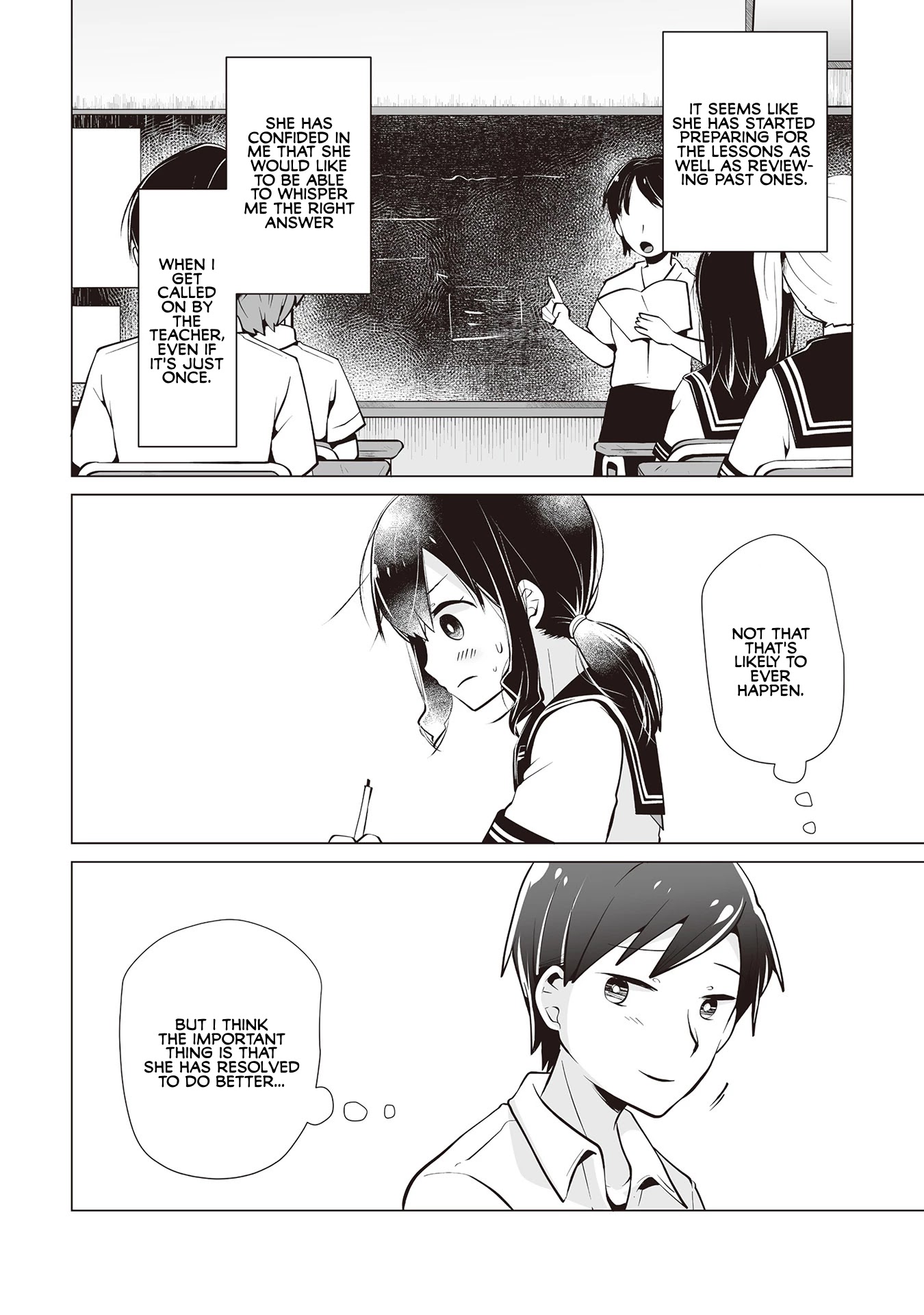 Satou-san Who Sits Next To Me Chapter 18 page 4 - Chapter 18: The Happy Ending for Satou-san and Me