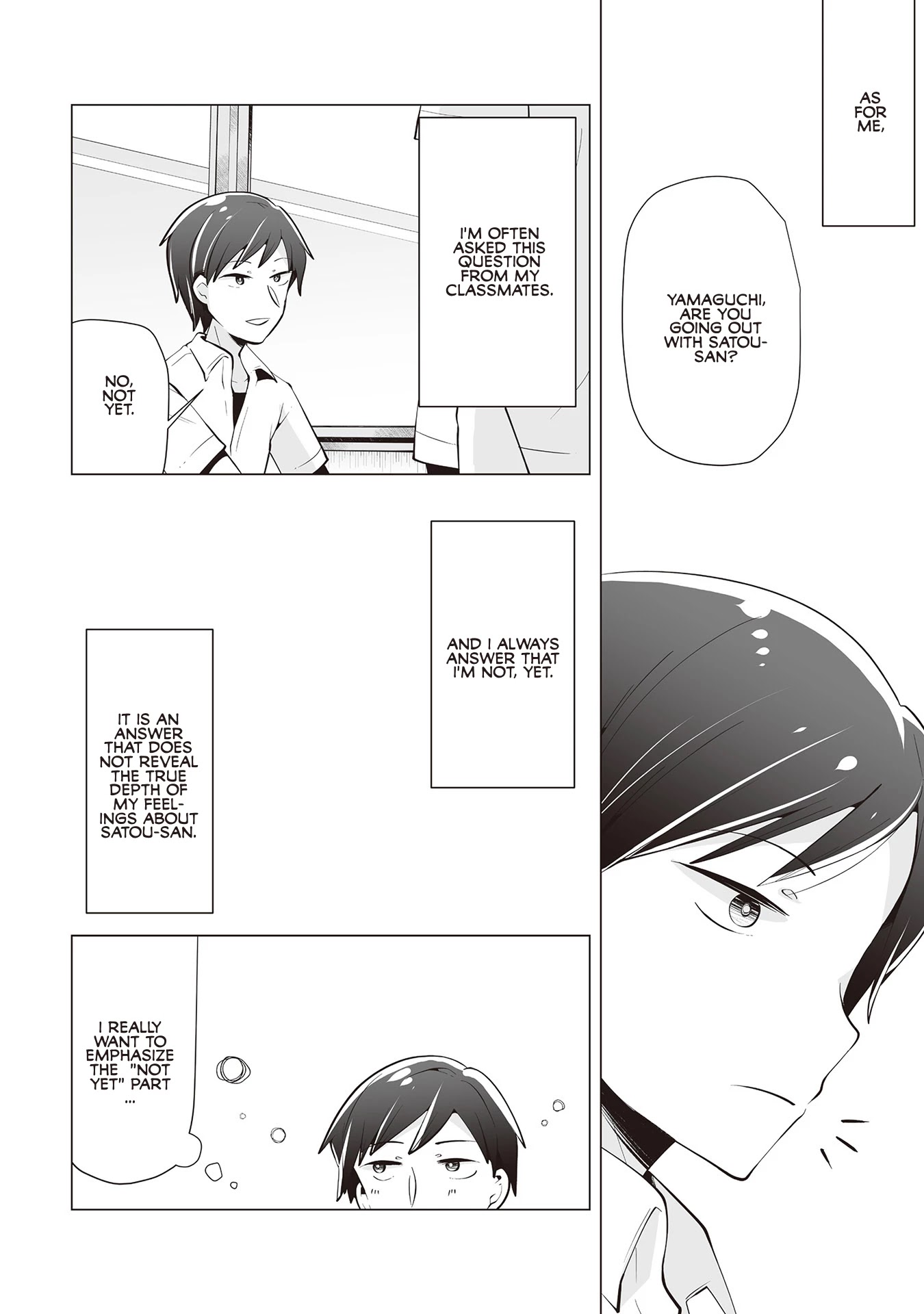 Satou-san Who Sits Next To Me Chapter 18 page 6 - Chapter 18: The Happy Ending for Satou-san and Me