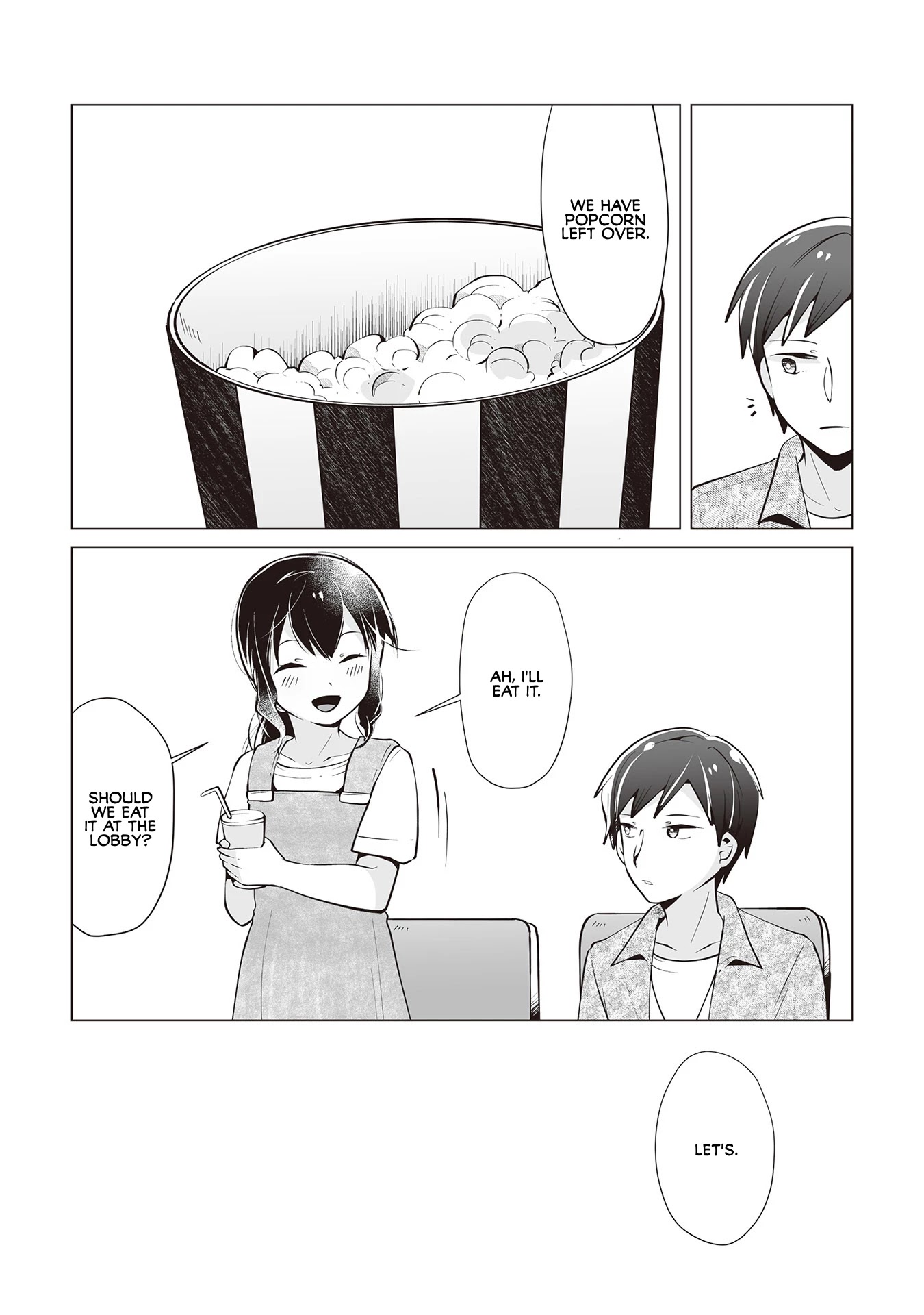 Satou-san Who Sits Next To Me Chapter 19 page 21 - Chapter 19: Me and Movie and Satou-san