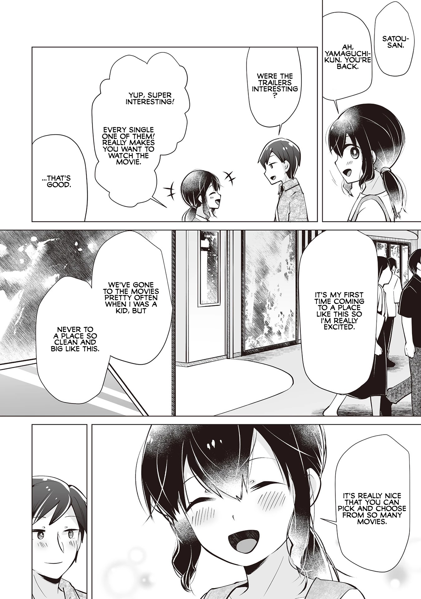 Satou-san Who Sits Next To Me Chapter 19 page 4 - Chapter 19: Me and Movie and Satou-san