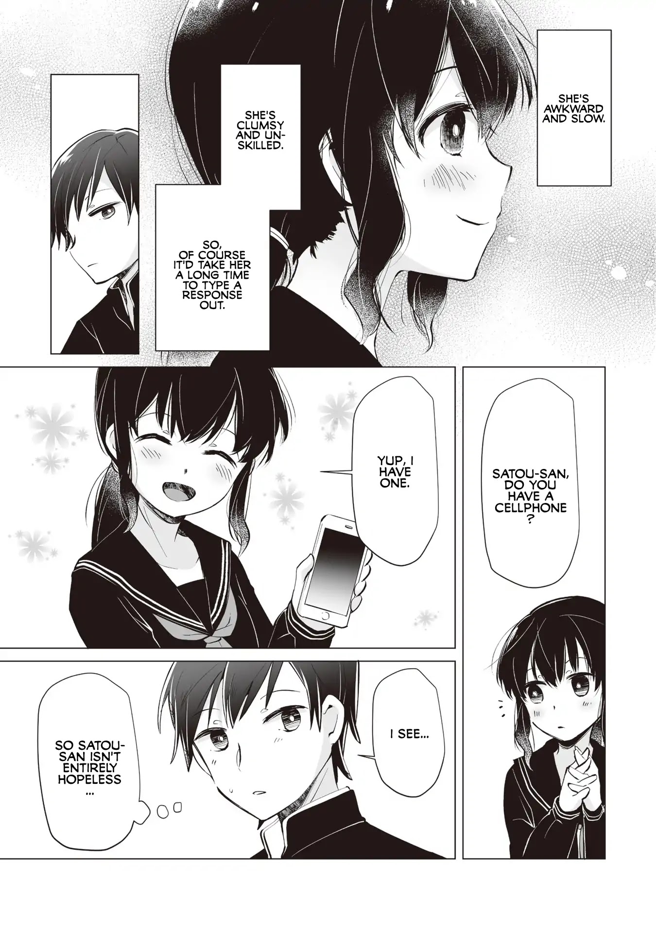 Satou-san Who Sits Next To Me Chapter 2 page 3 - Chapter 2: Tonari no Anoko to Nichiyoubi "Sunday and the Girl Next Seat"
