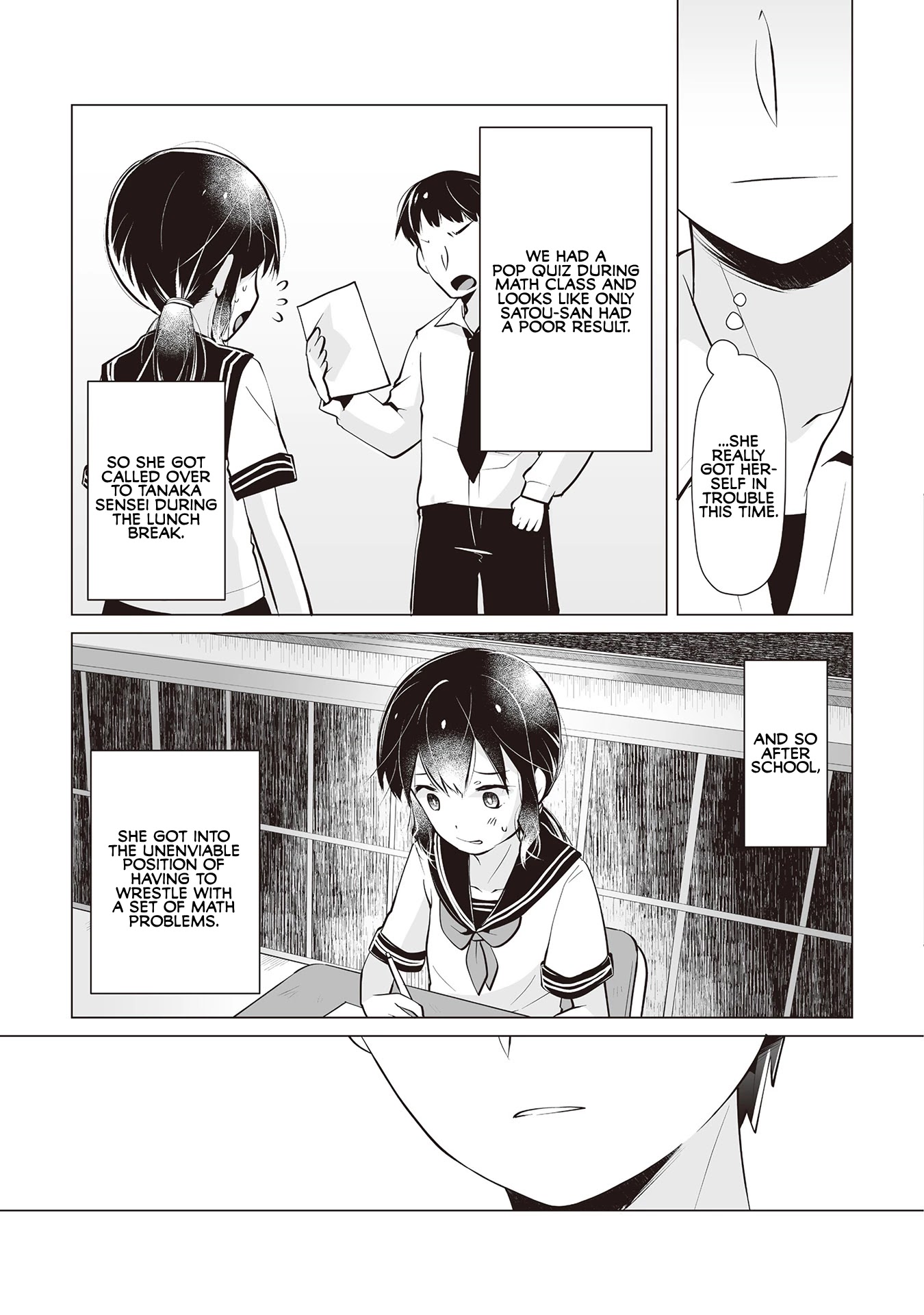Satou-san Who Sits Next To Me Chapter 20 page 3 - Chapter 20: Satou-san's Hands, and My Hands, Part 1