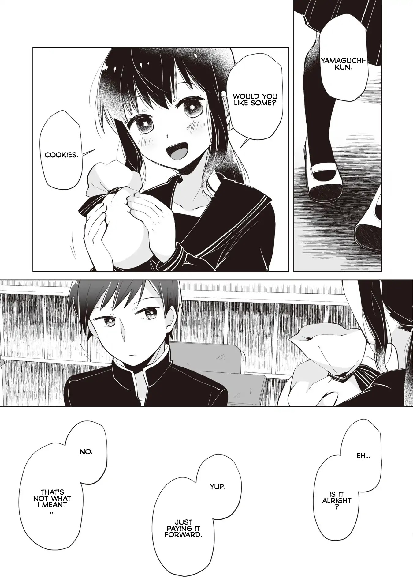 Satou-san Who Sits Next To Me Chapter 3 page 3 - Chapter 3: Tonari no Anoko to White Day "White Day and the Girl Next Seat"
