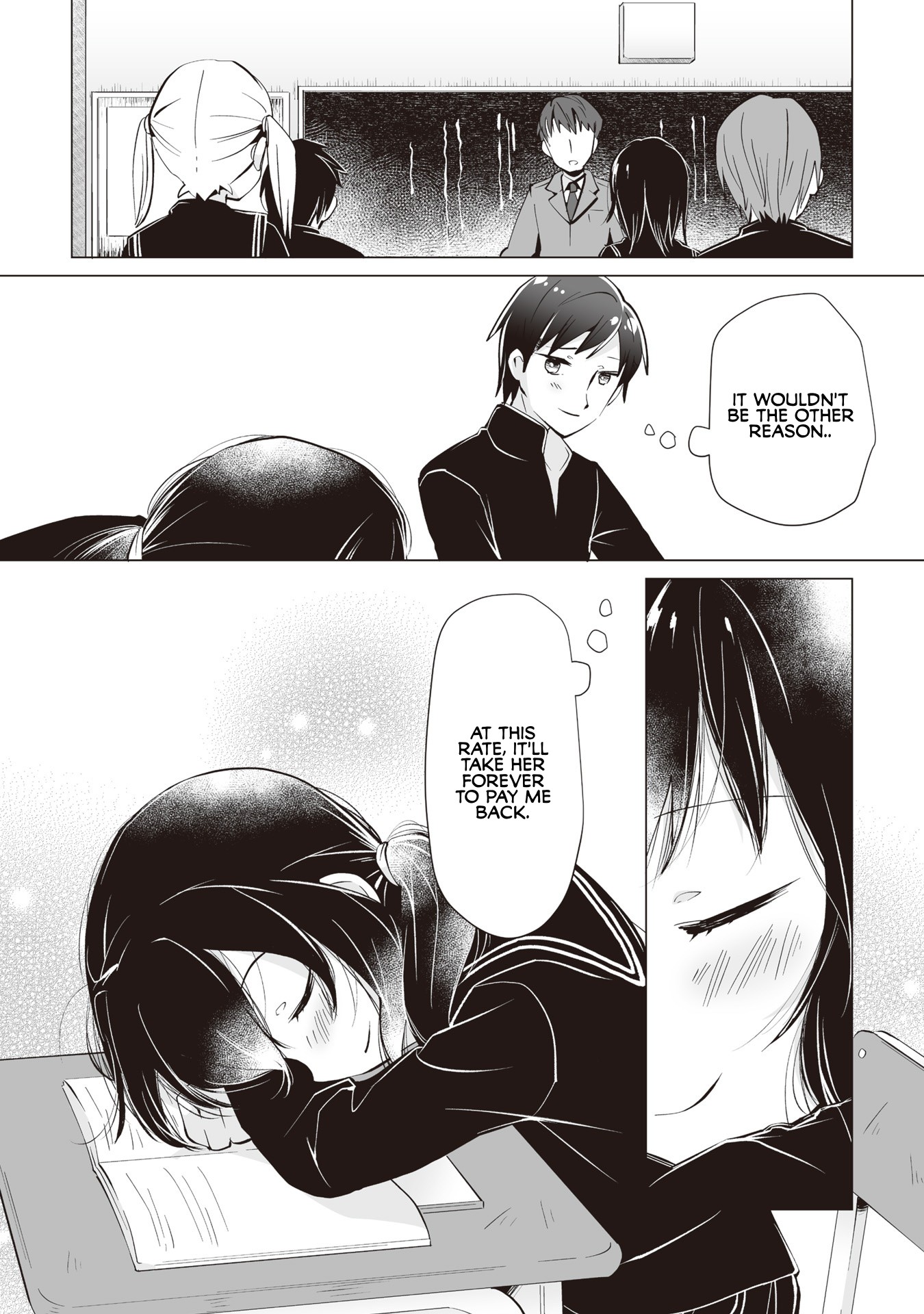 Satou-san Who Sits Next To Me Chapter 4 page 12 - Chapter 4: Satou-san to Sakura no Kisetsu "Satou-san and the Season of Cherry Blossom"