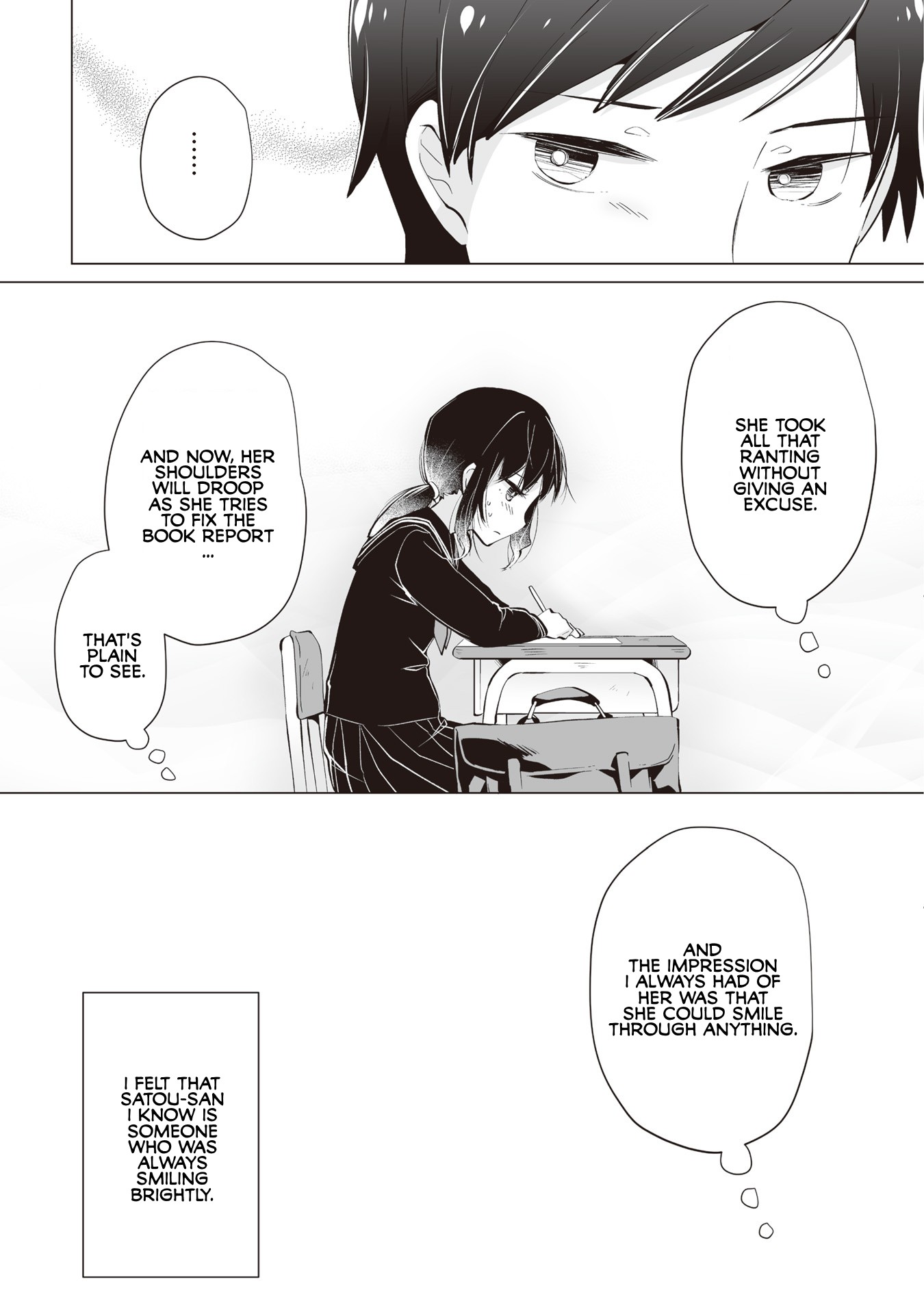 Satou-san Who Sits Next To Me Chapter 5 page 15 - Chapter 5: Satou-san to Kokugokyoushi "Satou-san and the Modern Japanese Teacher"