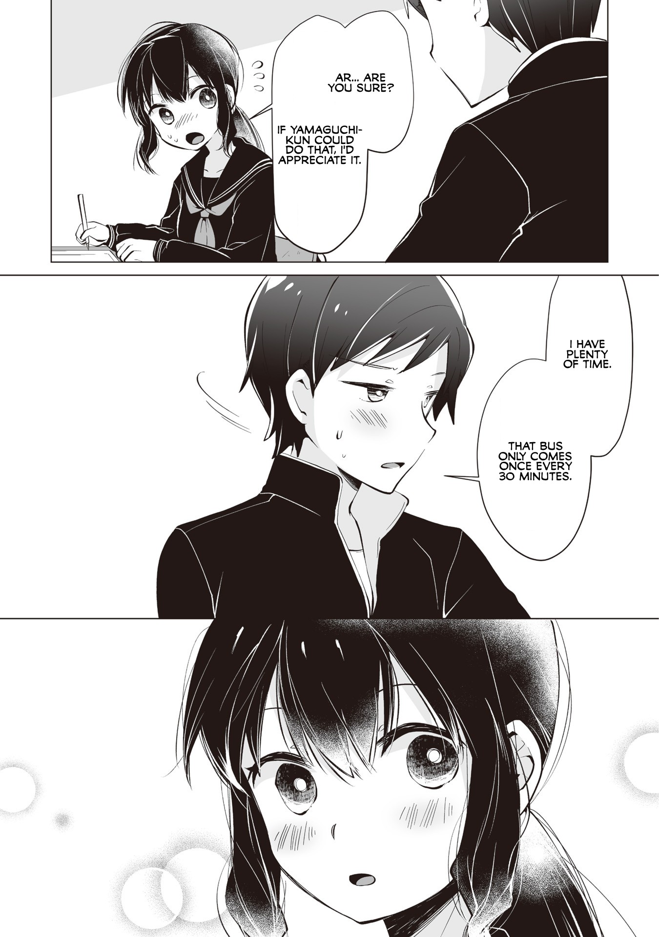 Satou-san Who Sits Next To Me Chapter 6 page 5 - Chapter 6: Satou-san to Dokushokansobun "Satou-san and the Book Report"