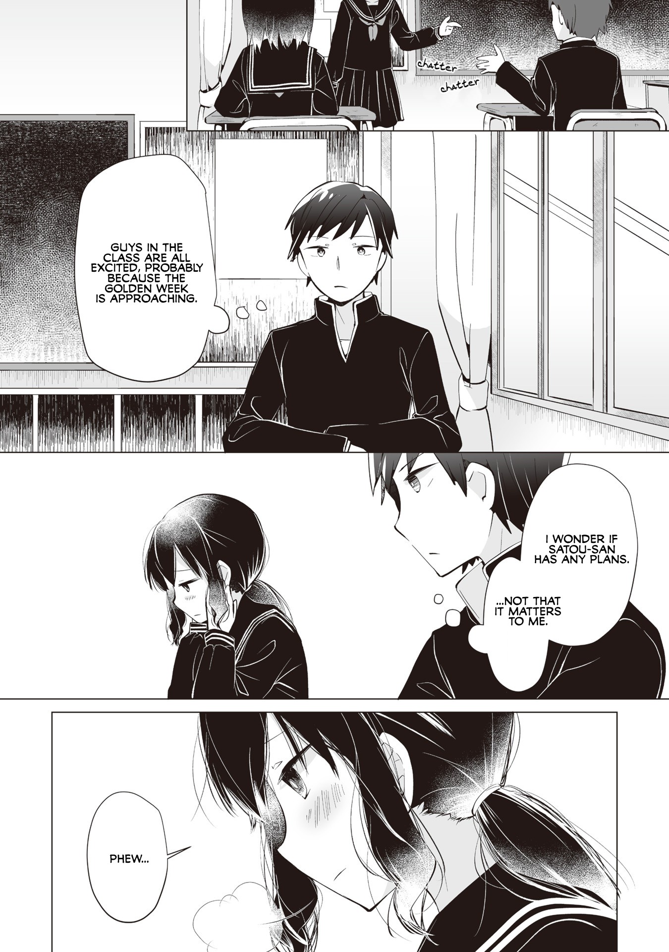 Satou-san Who Sits Next To Me Chapter 7 page 14 - Chapter 7: Satou-san to Kanjusei no Koumei "Satou-san and the Highly Developed Sense of Empathy"