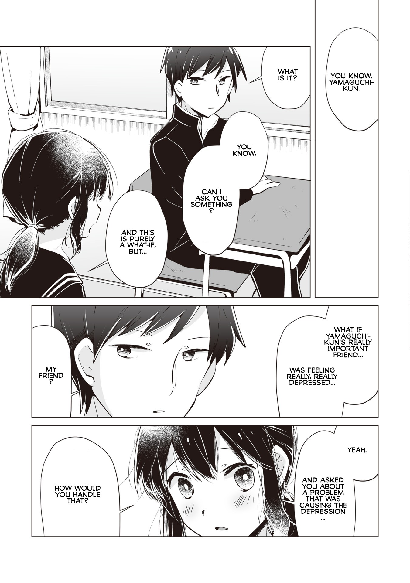 Satou-san Who Sits Next To Me Chapter 7 page 17 - Chapter 7: Satou-san to Kanjusei no Koumei "Satou-san and the Highly Developed Sense of Empathy"