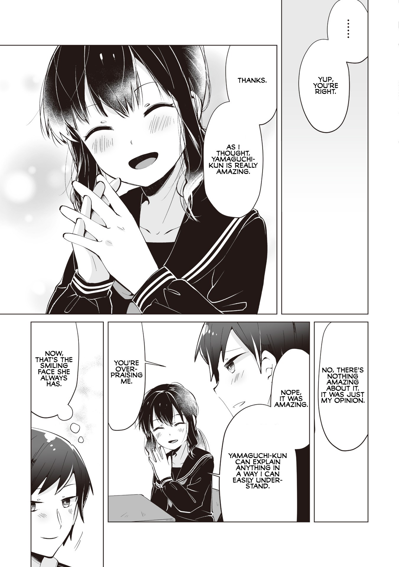 Satou-san Who Sits Next To Me Chapter 7 page 23 - Chapter 7: Satou-san to Kanjusei no Koumei "Satou-san and the Highly Developed Sense of Empathy"