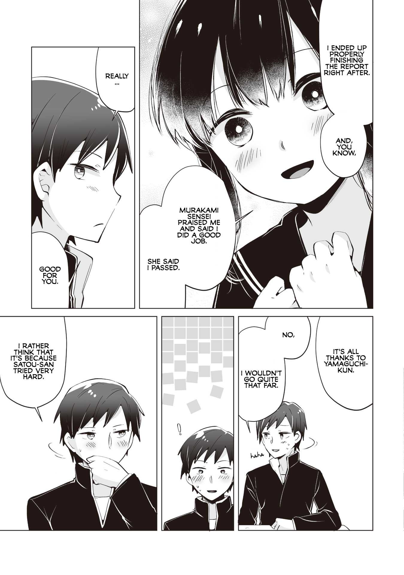 Satou-san Who Sits Next To Me Chapter 7 page 3 - Chapter 7: Satou-san to Kanjusei no Koumei "Satou-san and the Highly Developed Sense of Empathy"