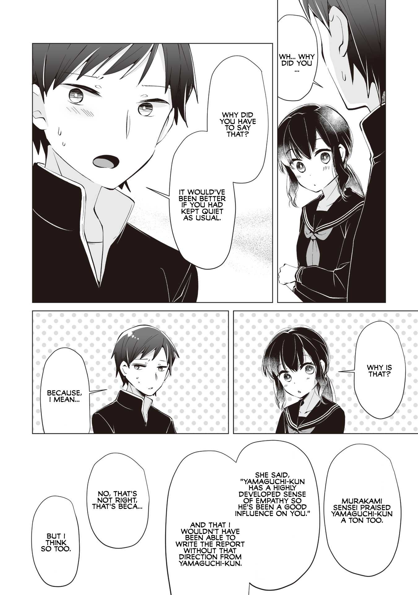 Satou-san Who Sits Next To Me Chapter 7 page 6 - Chapter 7: Satou-san to Kanjusei no Koumei "Satou-san and the Highly Developed Sense of Empathy"