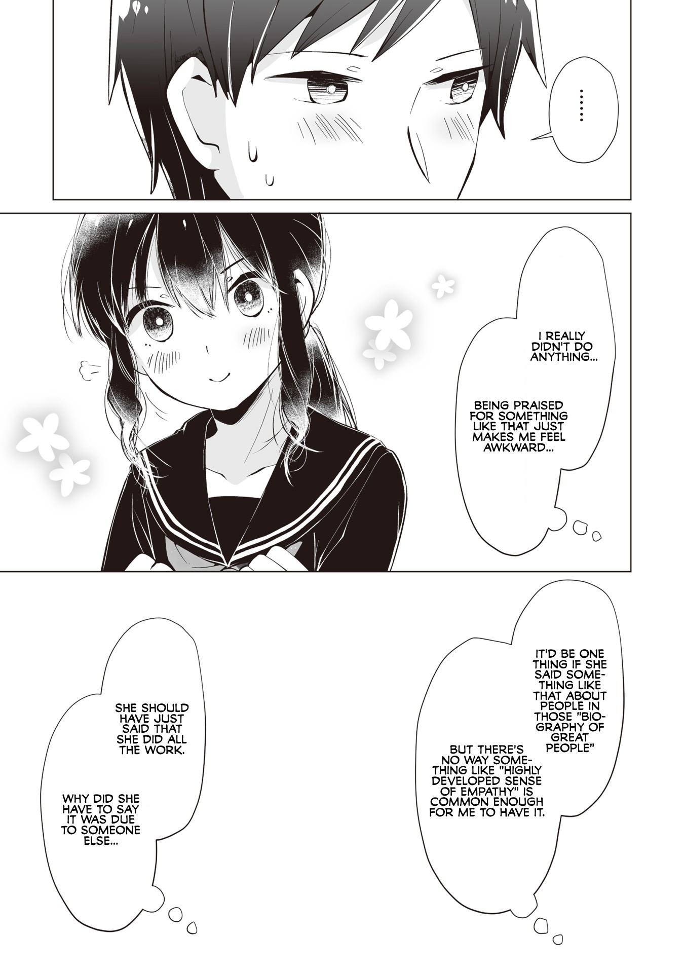 Satou-san Who Sits Next To Me Chapter 7 page 7 - Chapter 7: Satou-san to Kanjusei no Koumei "Satou-san and the Highly Developed Sense of Empathy"