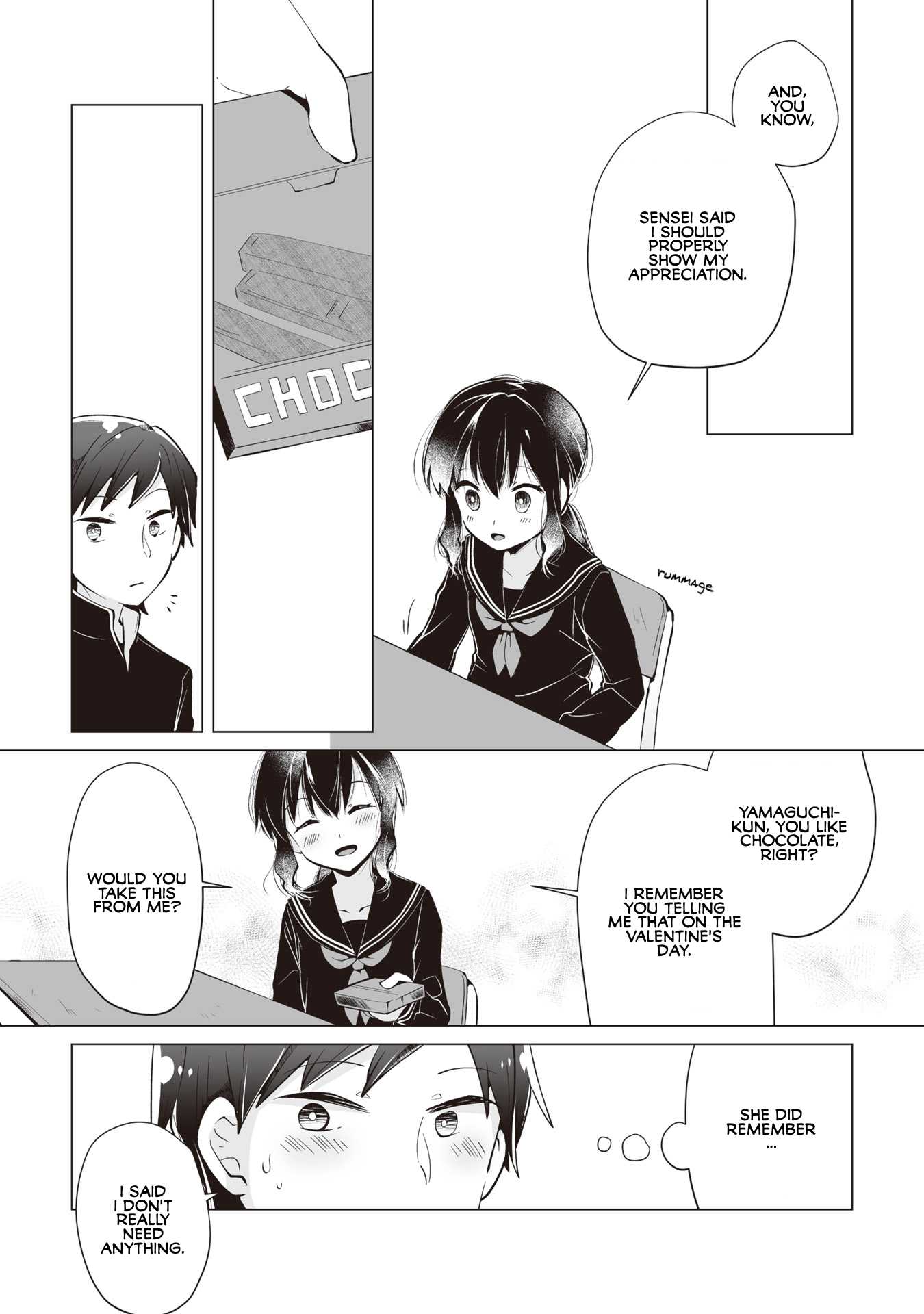 Satou-san Who Sits Next To Me Chapter 7 page 8 - Chapter 7: Satou-san to Kanjusei no Koumei "Satou-san and the Highly Developed Sense of Empathy"