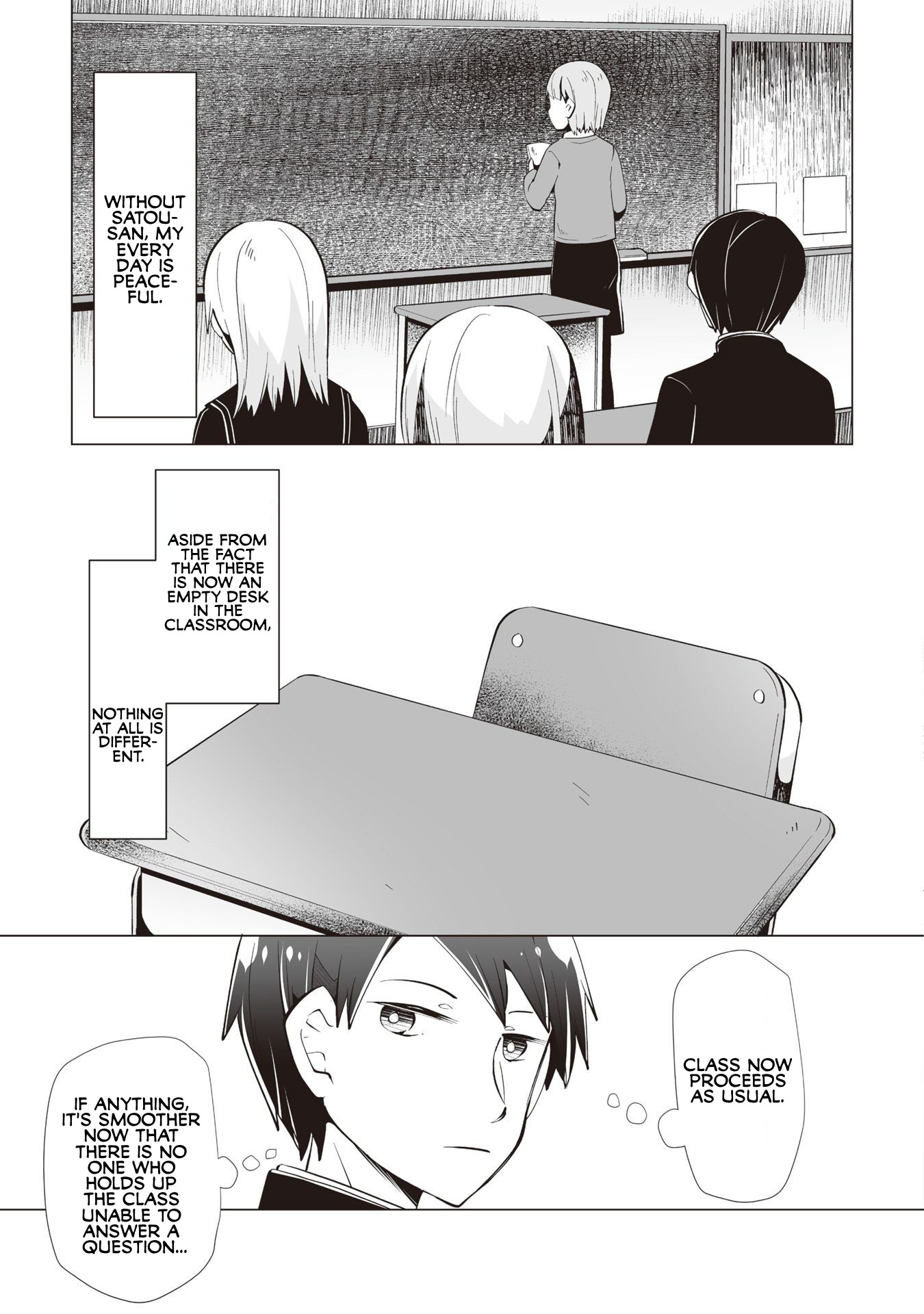 Satou-san Who Sits Next To Me Chapter 8 page 23 - Chapter 8: Satou-san ga inai Hibi "Days Without Satou-san"